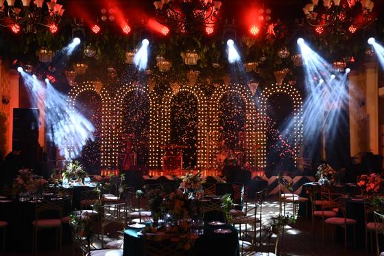 Himangi & Rishab: sangeet décor